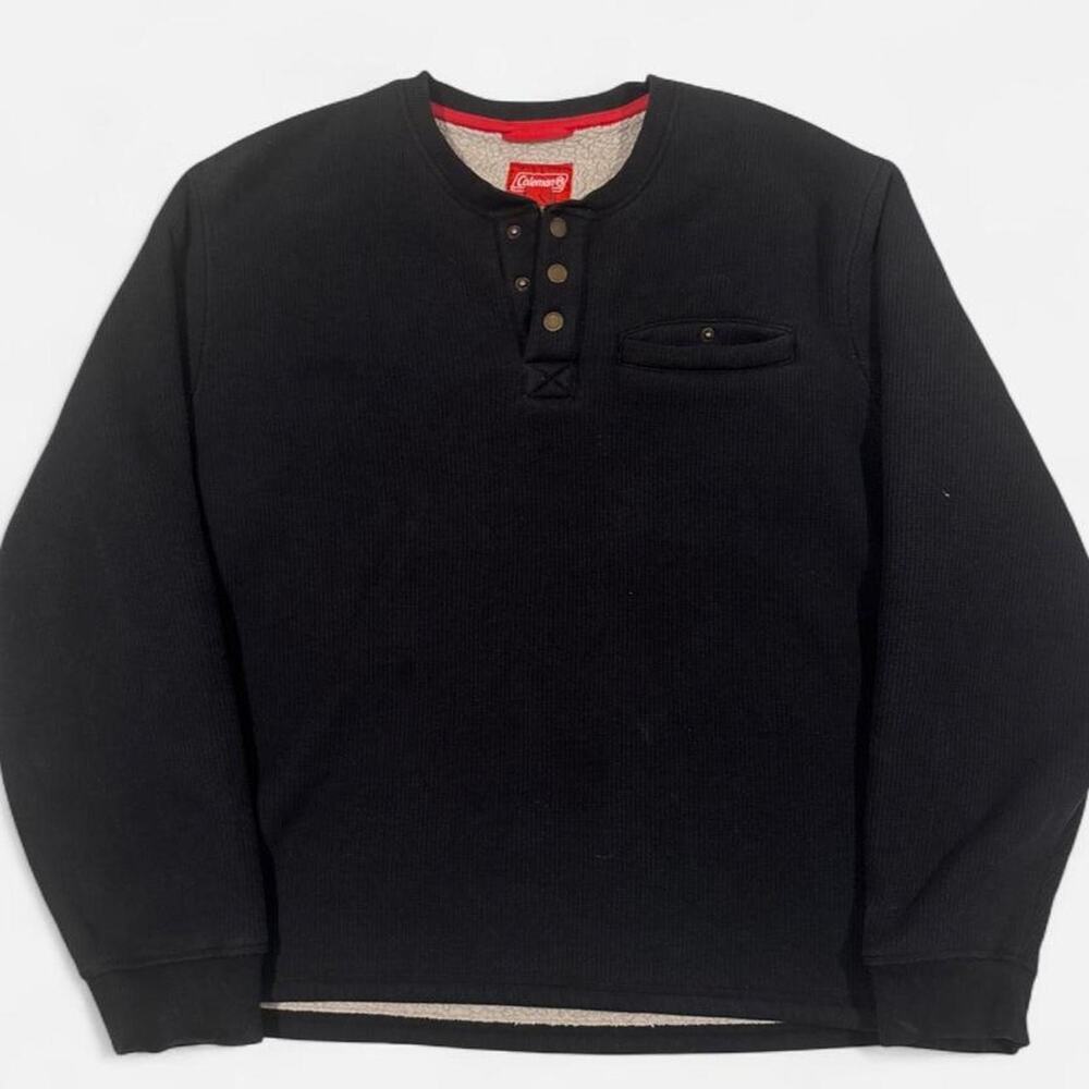 Coleman black sherpa lined thermal